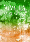 F&ecirc;te color&eacute;e avec tr&ecirc;fles et &eacute;clats de vert